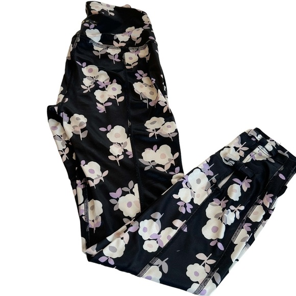 Kate Spade X Beyond Yoga High Waist Floral Leggings Bows - Picture 1 of 7